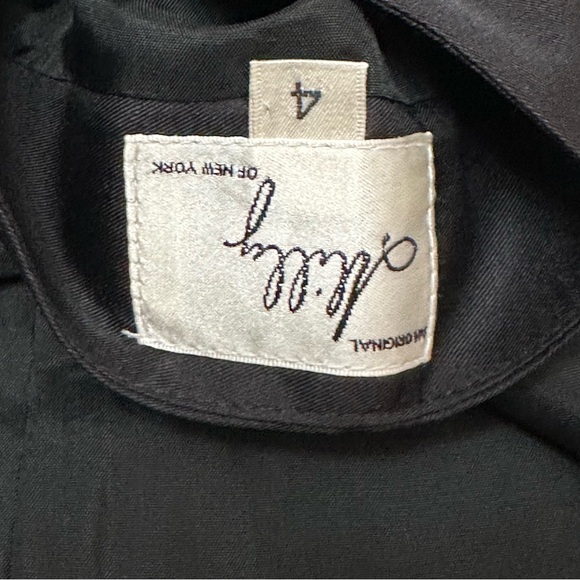 Milly of New York Green Black Geometric Print Silk Scarf Skirt Vibe Women Sz 4 - Picture 8 of 8